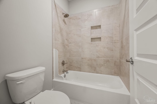 6264 Howie Way, Pace, FL 32571 - bathroom featuring toilet and bathtub / shower combination