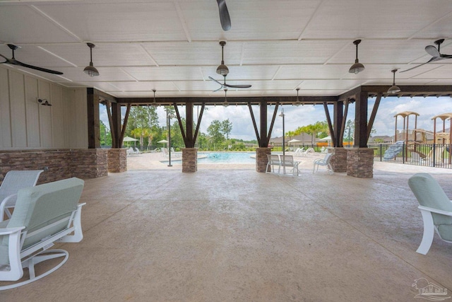 3248 Mountain Laurel Trl, Cantonment, FL 32533 - view of patio / terrace with a community pool