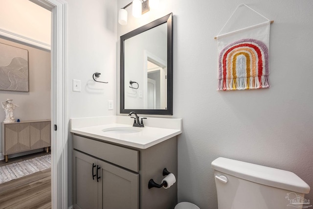 3248 Mountain Laurel Trl, Cantonment, FL 32533 - half bath featuring vanity and wood finished floors