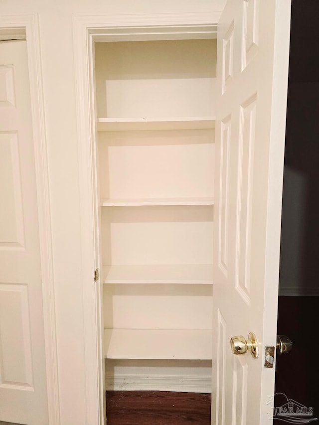 view of closet