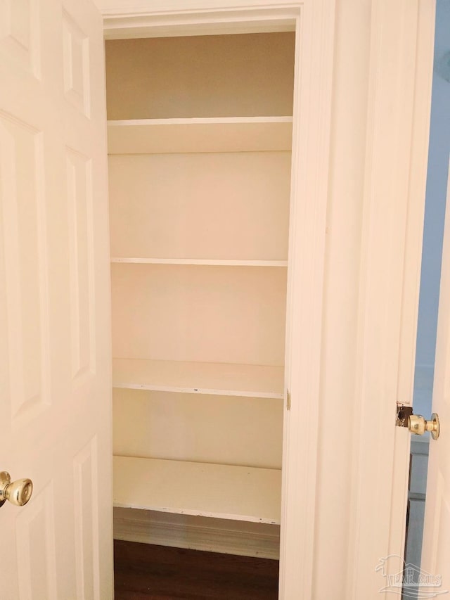 view of closet