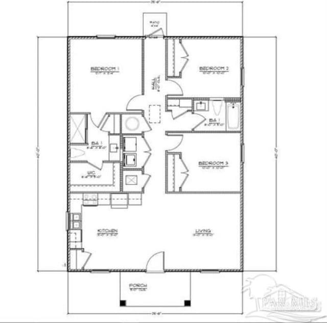 6312 June Bug Dr, Milton, FL 32583 - room layout