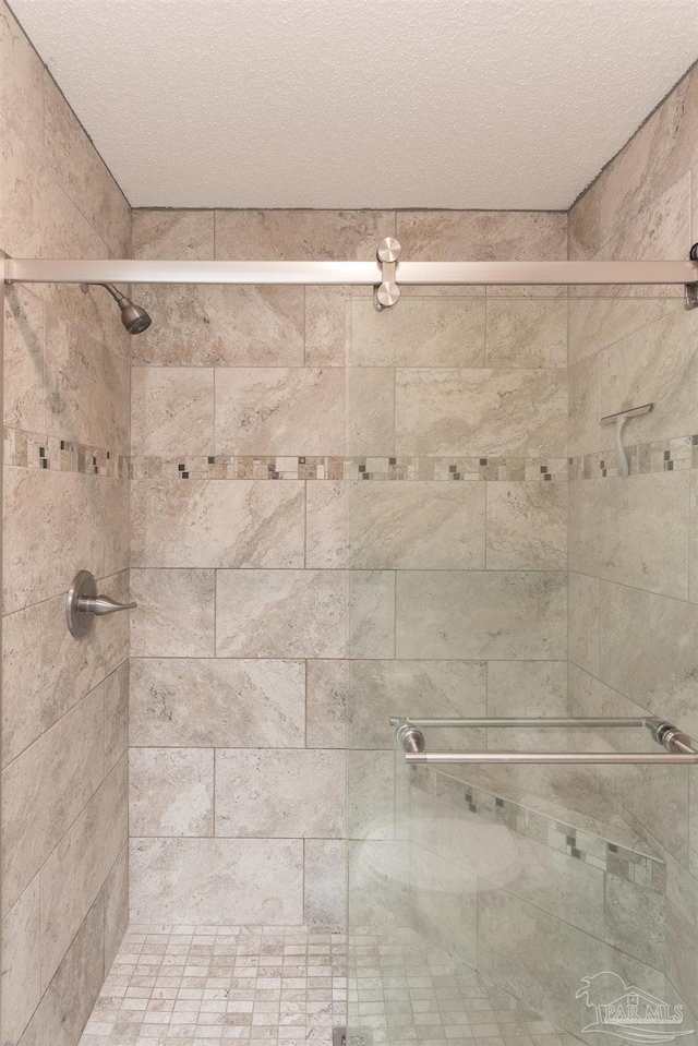 details with a shower stall