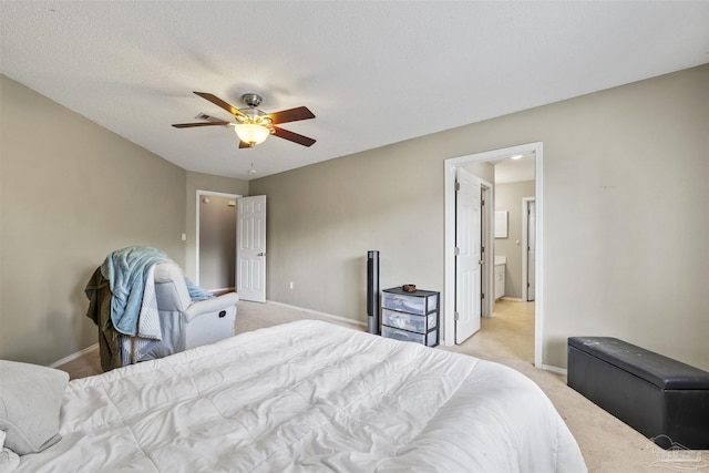 8187 Lode Star Ave, Pensacola, FL 32514 - bedroom featuring light colored carpet, baseboards, and ceiling fan