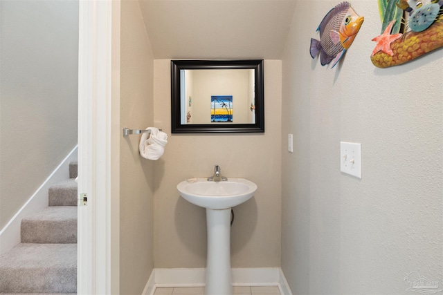 bathroom featuring tile patterned floors