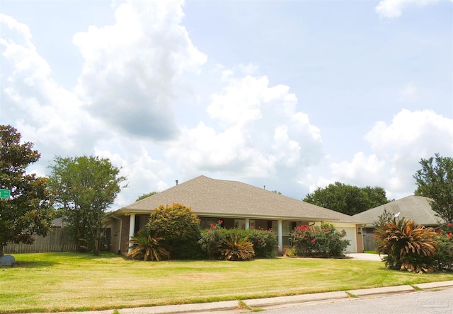 4814 Belvedere Cir, Pace, FL 32571 - ranch-style house with a garage and concrete driveway