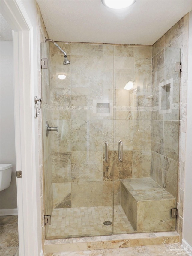 4814 Belvedere Cir, Pace, FL 32571 - bathroom with a stall shower