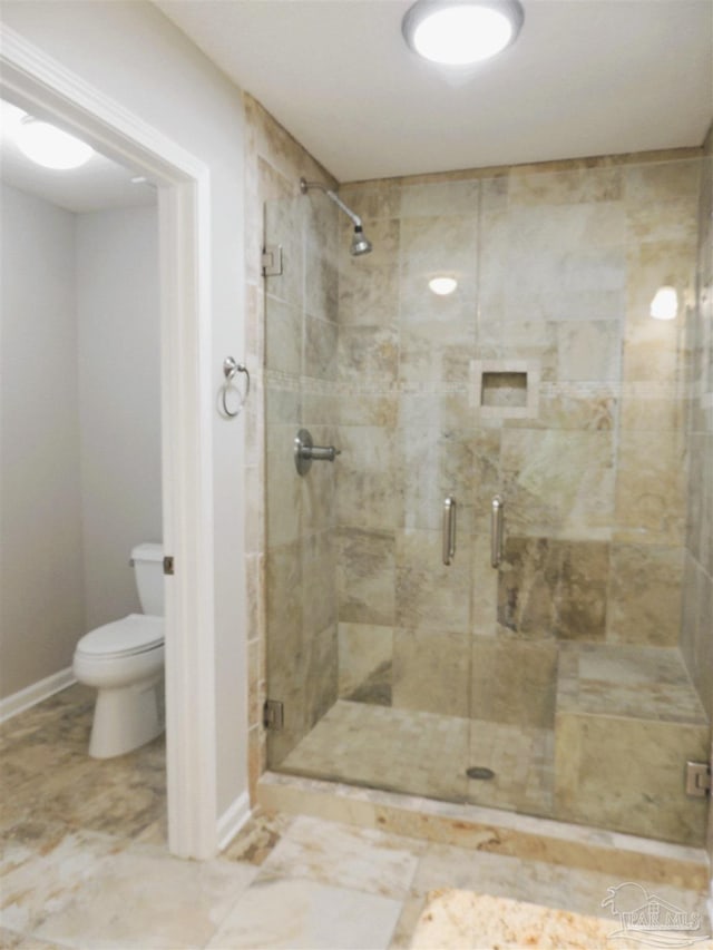 4814 Belvedere Cir, Pace, FL 32571 - bathroom with a stall shower