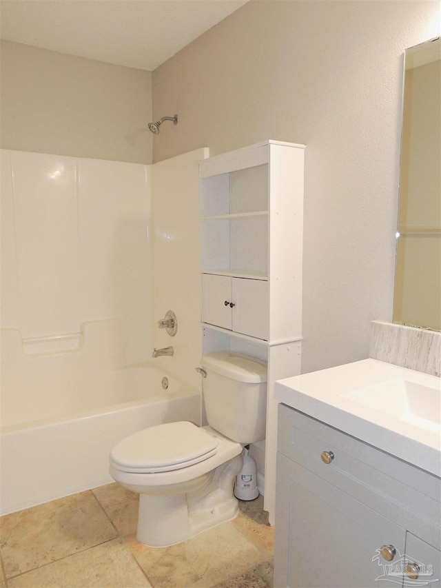 4814 Belvedere Cir, Pace, FL 32571 - full bath featuring vanity, shower / tub combination, and tile patterned flooring