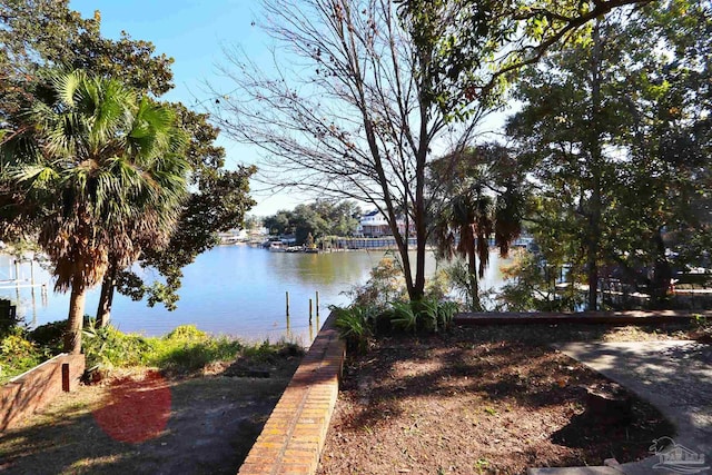 view of water feature