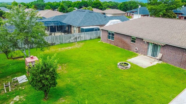 2546 Stormy Cir, Navarre, FL 32566 - birds eye view of property featuring a residential view