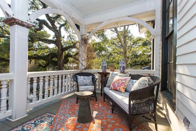 view of deck