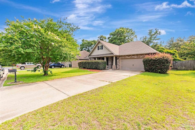 5811 Rustic Ridge Cir, Milton, FL 32570 - view of front of home featuring an attached garage, concrete driveway, and brick siding