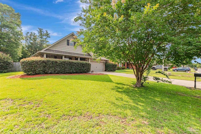 5811 Rustic Ridge Cir, Milton, FL 32570 - view of front of home with concrete driveway and a garage
