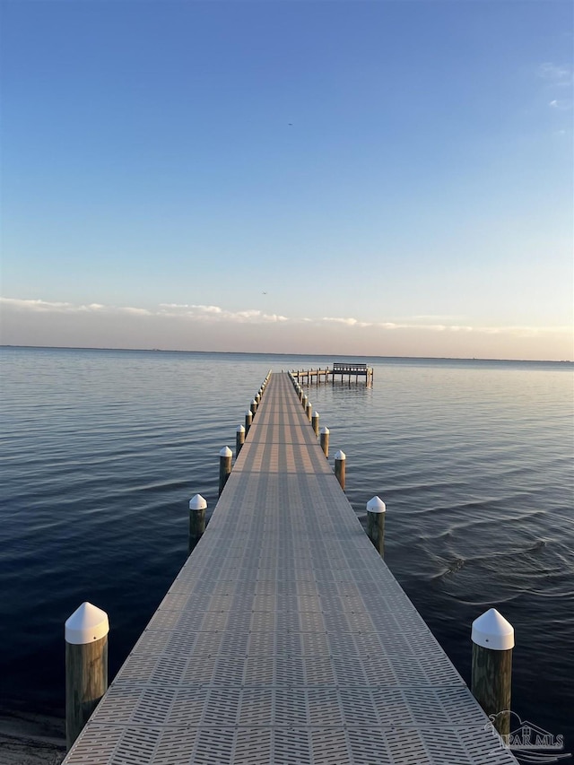 1557 Winding Shore Dr, Gulf Breeze, FL 32563 - dock area with a water view