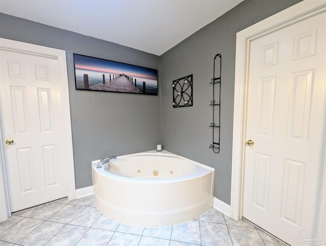 bathroom featuring tile patterned flooring