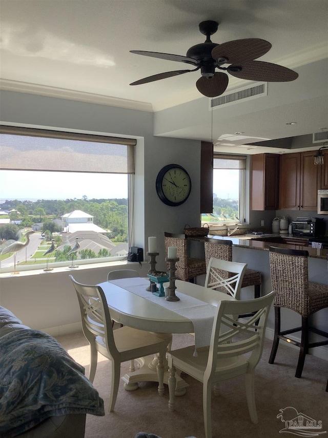 view of dining area