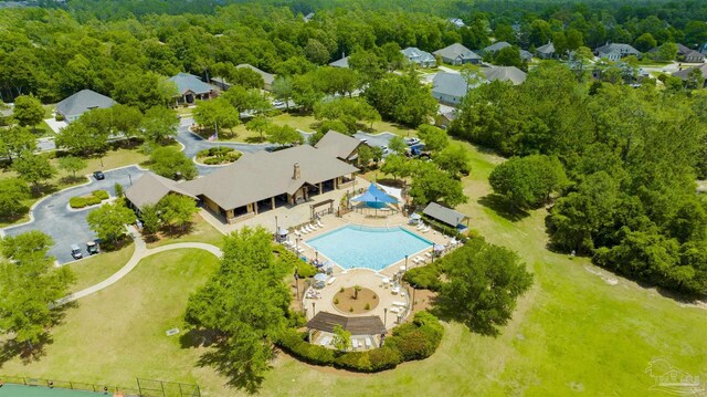 8780 Spider Lily Way, Pensacola, FL 32526 - bird's eye view