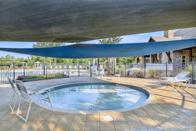8780 Spider Lily Way, Pensacola, FL 32526 - pool with a patio and fence