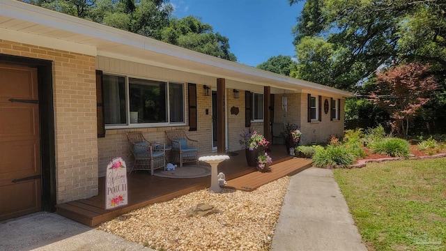 200 Talladega Trl, Pensacola, FL 32506 - view of front of property featuring a porch and brick siding