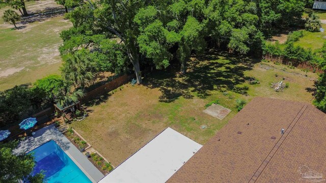200 Talladega Trl, Pensacola, FL 32506 - drone / aerial view of a pool area
