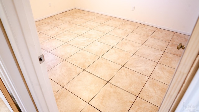 interior details featuring tile patterned floors