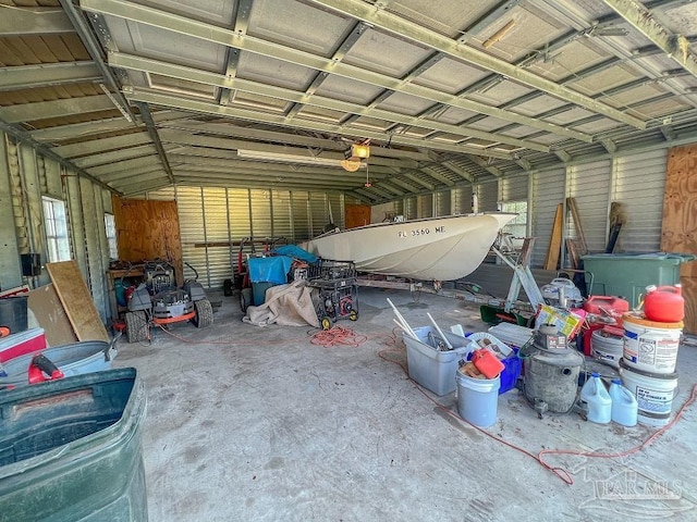 3615 Ward Basin Rd, Milton, FL 32583 - garage with a garage door opener