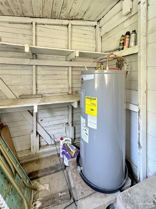 3020 Woodbury Cir, Cantonment, FL 32533 - utility room with electric water heater