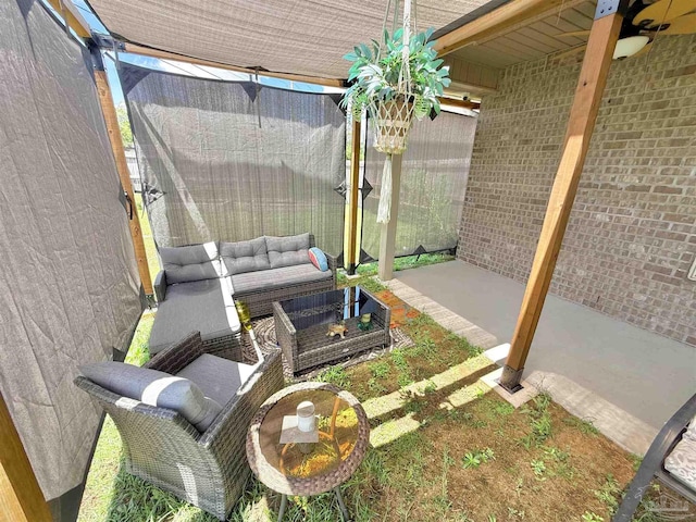 405 Waterbury Ct, Cantonment, FL 32533 - view of patio / terrace featuring outdoor lounge area