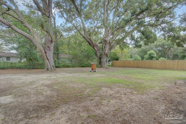 view of yard