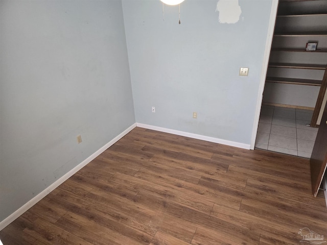 3285 Fairview Dr, Crestview, FL 32539 - spare room with baseboards and wood finished floors