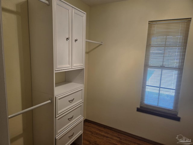 3285 Fairview Dr, Crestview, FL 32539 - spacious closet with dark wood-type flooring