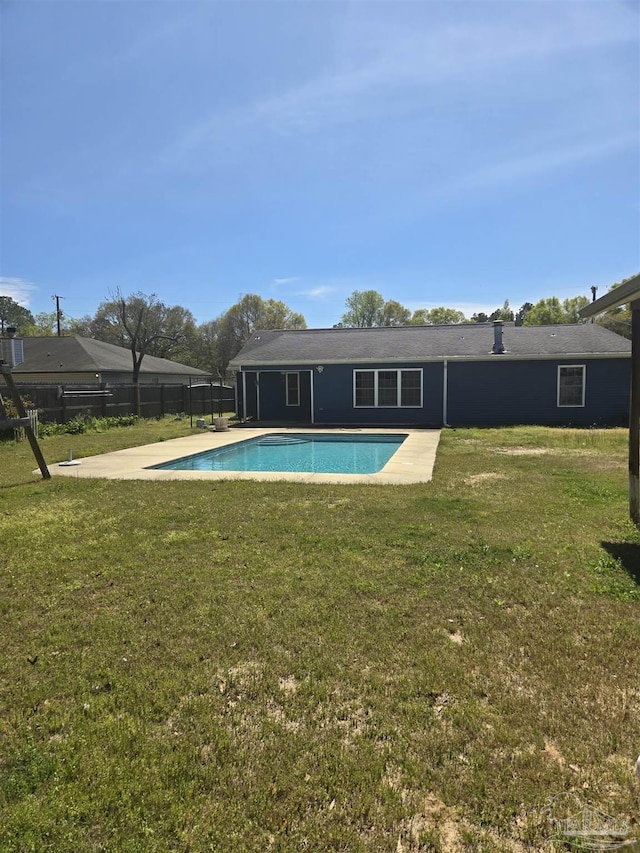 3285 Fairview Dr, Crestview, FL 32539 - pool with fence, a yard, and a patio area