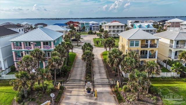 bird's eye view featuring a residential view