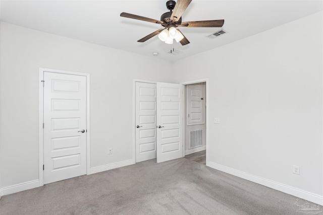 415 Broadleaf Cir, Cantonment, FL 32533 - unfurnished bedroom featuring carpet flooring, baseboards, and a ceiling fan