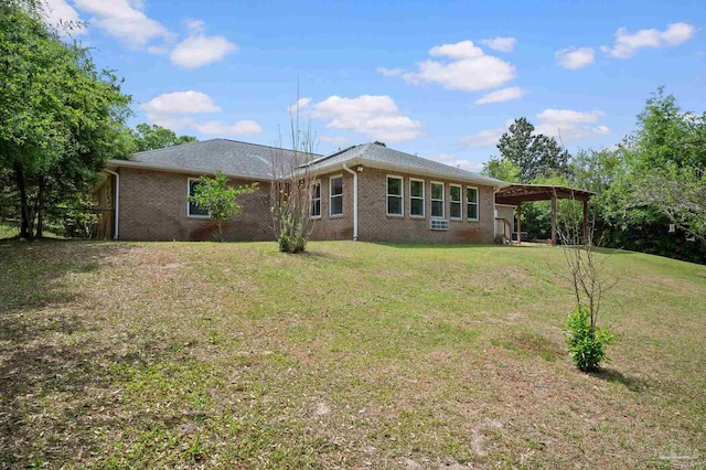 20033 Erin Pond, Seminole, AL 36574 - back of property with a lawn and brick siding
