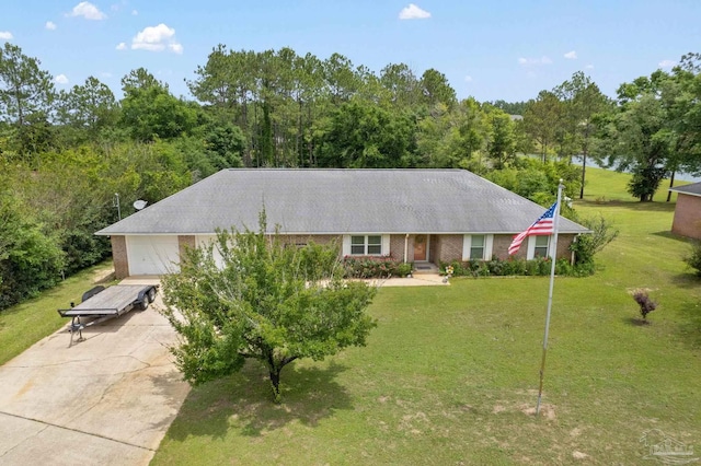 20033 Erin Pond, Seminole, AL 36574 - single story home featuring brick siding, driveway, and a front yard