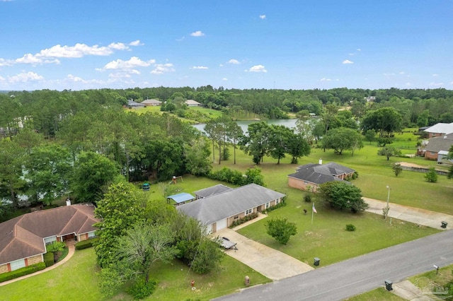 20033 Erin Pond, Seminole, AL 36574 - birds eye view of property featuring a water view