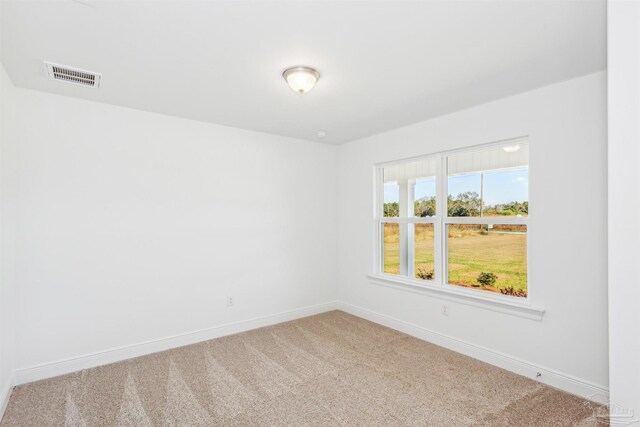 empty room with carpet floors