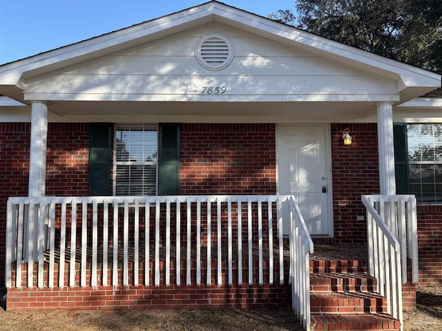 view of front of property