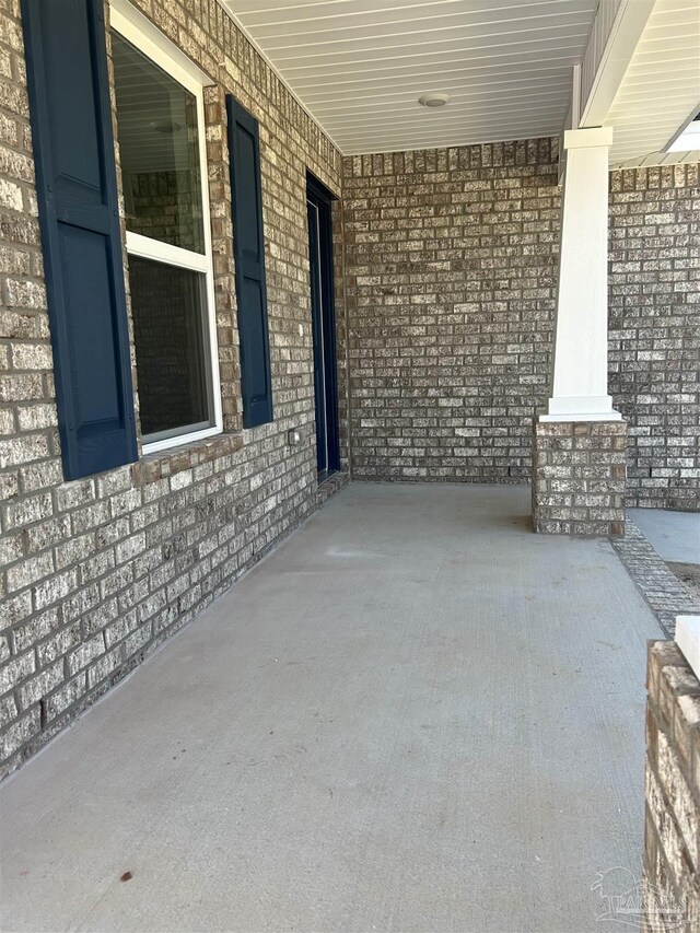 view of patio / terrace featuring covered porch