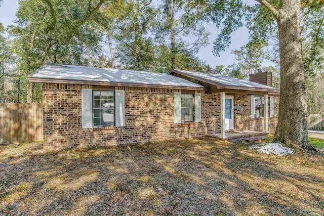 view of ranch-style home