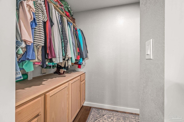4684 Evelyn St, Pace, FL 32571 - walk in closet featuring wood finished floors