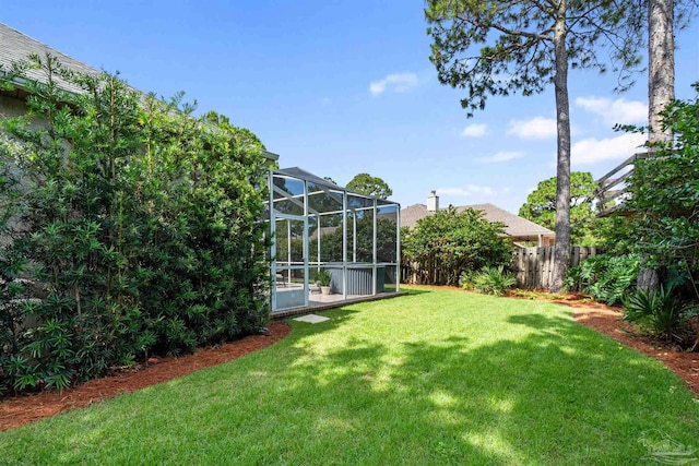 4282 Walden Way, Gulf Breeze, FL 32563 - view of yard with glass enclosure