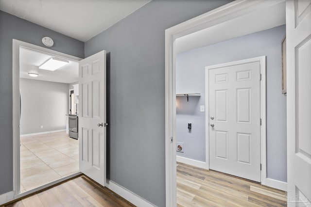 333 Western Pine Rd, Cantonment, FL 32533 - hall with wood finished floors and baseboards