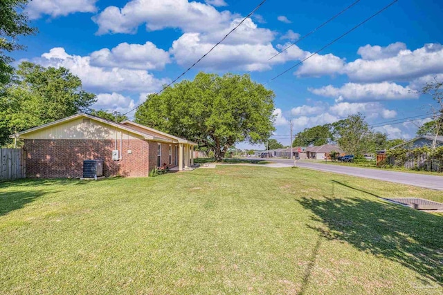 333 Western Pine Rd, Cantonment, FL 32533 - view of yard featuring central AC and fence