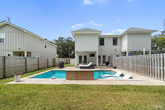 2550 N 11th Ave, Pensacola, FL 32503 - view of swimming pool featuring french doors and a patio area