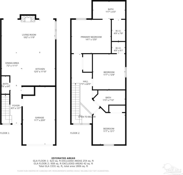 2550 N 11th Ave, Pensacola, FL 32503 - home floor plan
