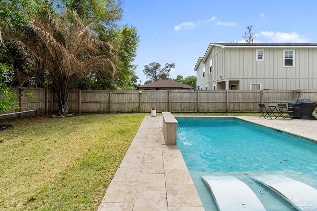 2550 N 11th Ave, Pensacola, FL 32503 - view of pool featuring a patio area and grilling area