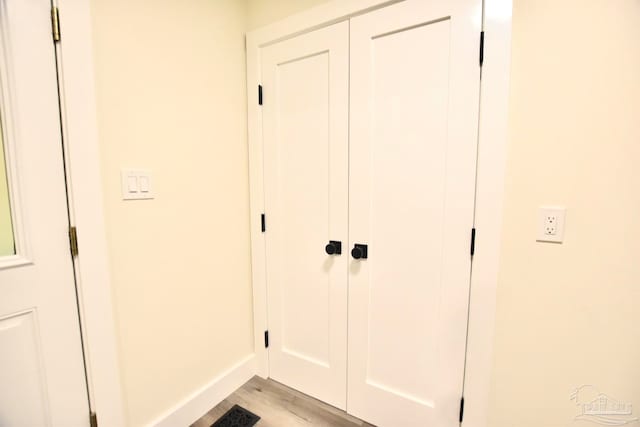 interior space featuring light hardwood / wood-style floors